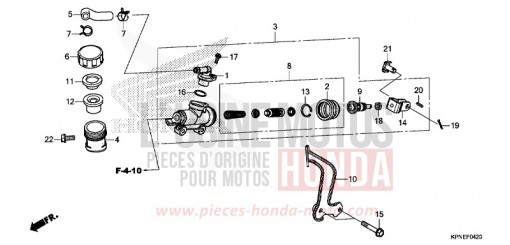 BRAKE MASTER CYLINDER (GLR1251WHH) GLR1251WHH de 2017